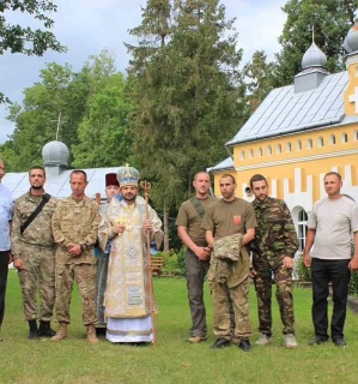 Паломництво учасників бойових дій, їхніх родин і капеланів до відпустового місця Старосамбірщини