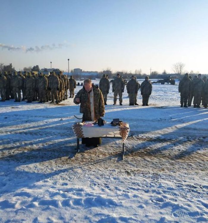 На свято Богоявлення військовий капелан благословив воїнів у Білгород-Дністровському