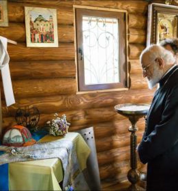 Патріарх Мелхітської Греко-Католицької Церкви під час свого «синодального» візиту вшанував боротьбу українців за свободу