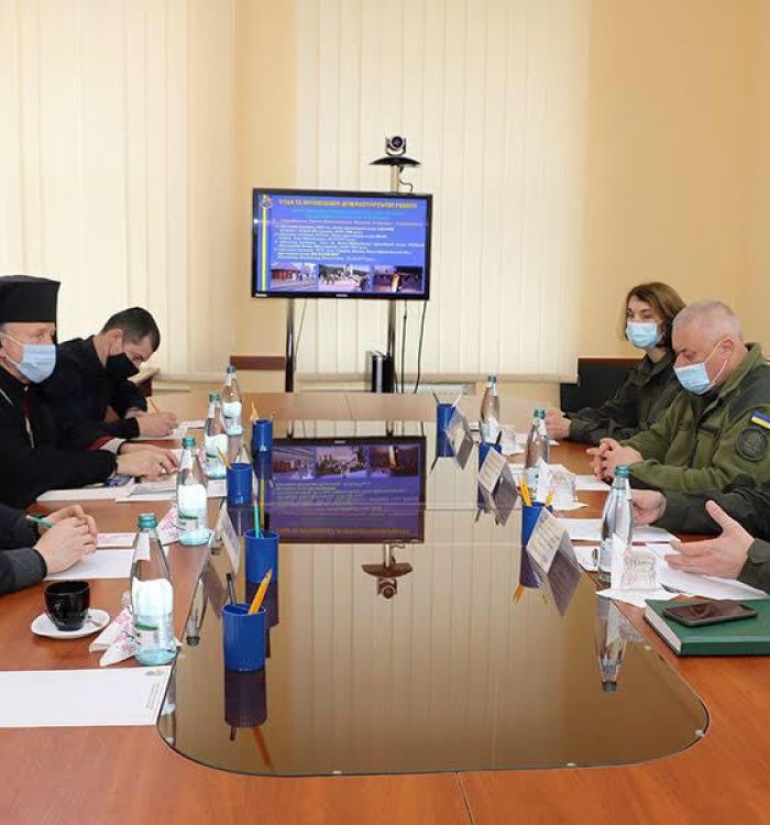 Керівник Департаменту військового капеланства зустрівся з начальником Західного територіального управління Національної гвардії та відвідав у Львові військову частину НГУ