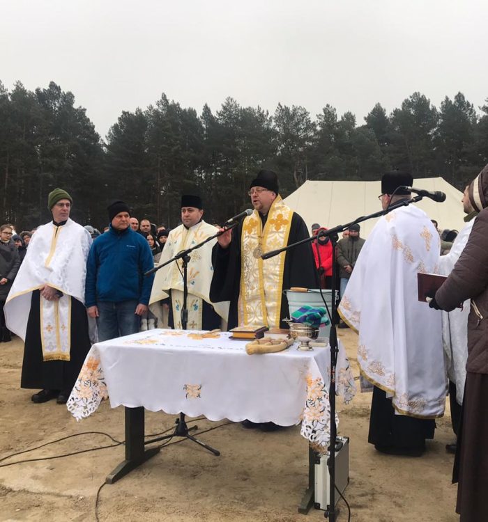 Владика Володимир (Груца) звершив освячення води на Яворівському полігоні