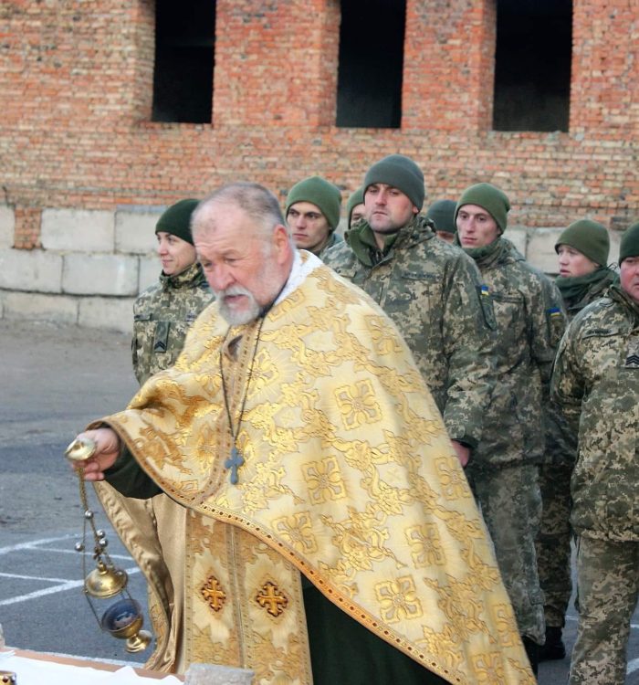 У Білгород-Дністровському військовослужбовці святкували Богоявлення Господнє спільно зі своїм капеланом