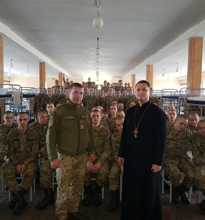 Понад 140 молодих призовників зустрілися із капеланом на Київщині
