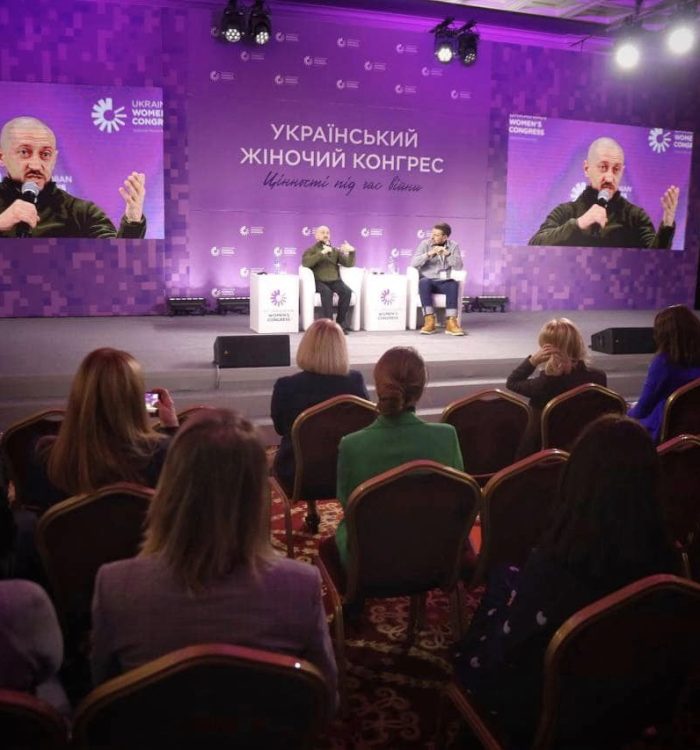 О. Андрій Зелінський розповів про цінності під час війни для учасників Українського жіночого конгресу