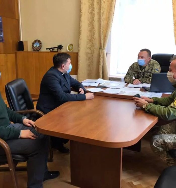 Військові капелани провели зустріч з новим очільником Військового госпіталю у Львові