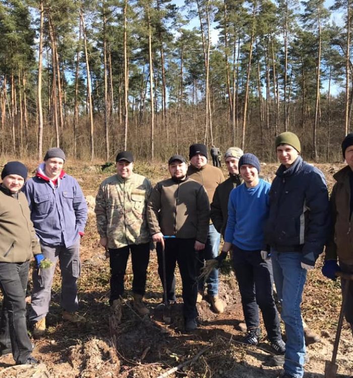 Львівські військові капелани взяли участь у висаджуванні дерев на Яворівському полігоні
