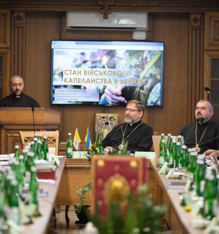Отець Андрій Зелінський доповів Синоду єпископів УГКЦ про стан військового капеланства