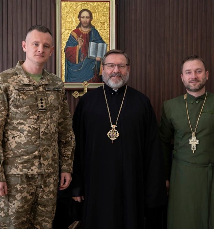 Глава УГКЦ зустрівся з начальником Служби військового капеланства ЗСУ