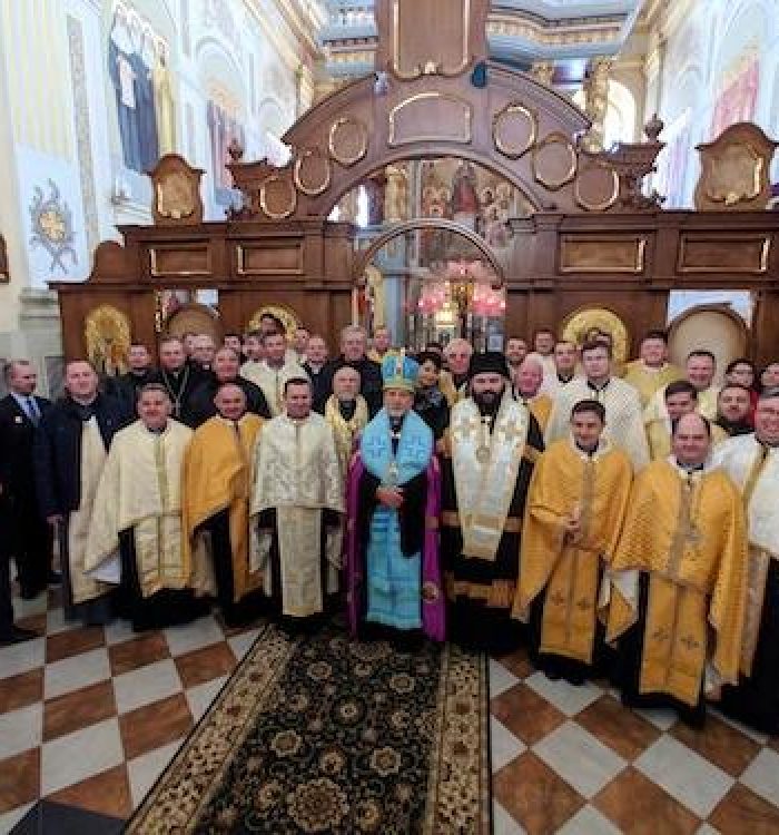 У Сокальсько-Жовківській єпархії з сімдесятилітнім ювілеєм привітали владику Михайла Колтуна