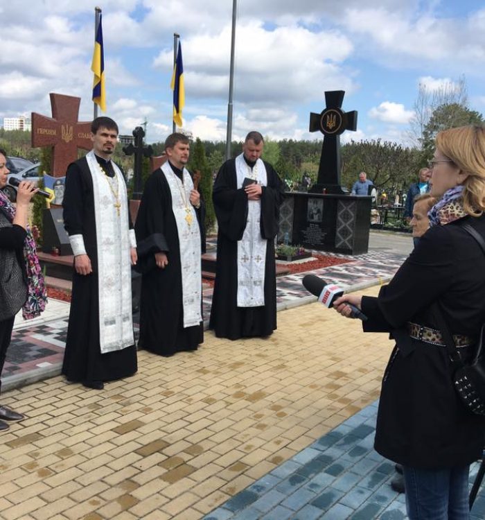 В Ірпені помолилися панахиду за загиблими українськими воїнами