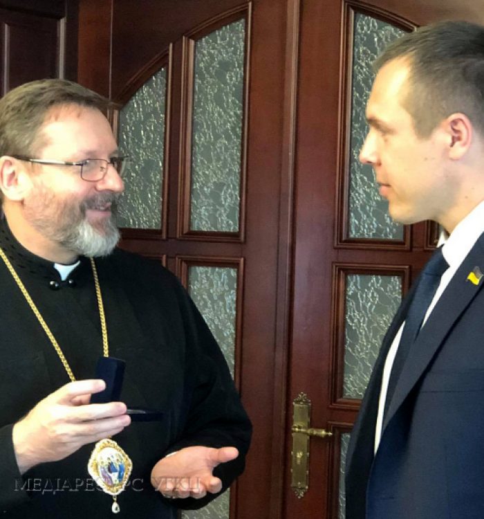 Блаженніший Святослав обговорив з Романом Костенком питання душпастирської опіки військовослужбовців