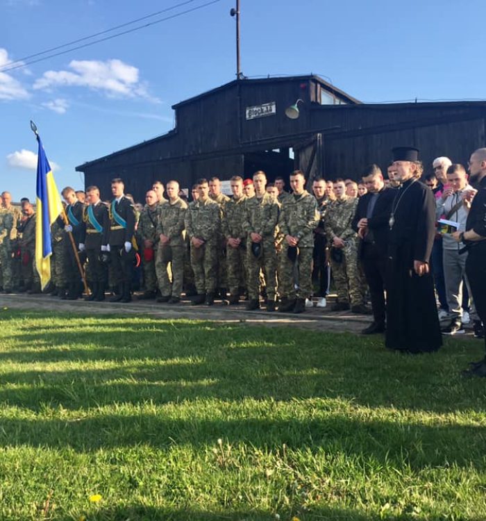 Українські військові паломники відвідали Майданек