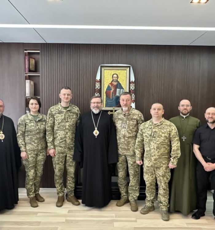 Владика Богдан Манишин та представники силових відомств привітали Блаженнішого Святослава з днем народження