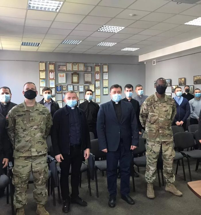 У Львові відбулася зустріч військових капеланів Львівської архиєпархії УГКЦ з капеланом Збройних сил США