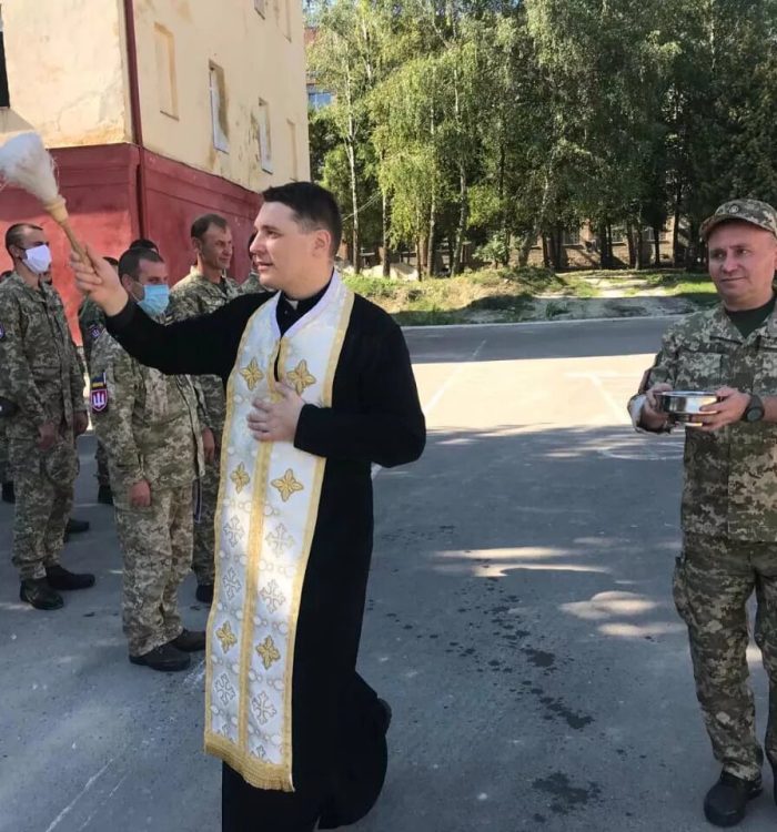Військовий капелан поблагословив Спецвідділ Військової служби правопорядку