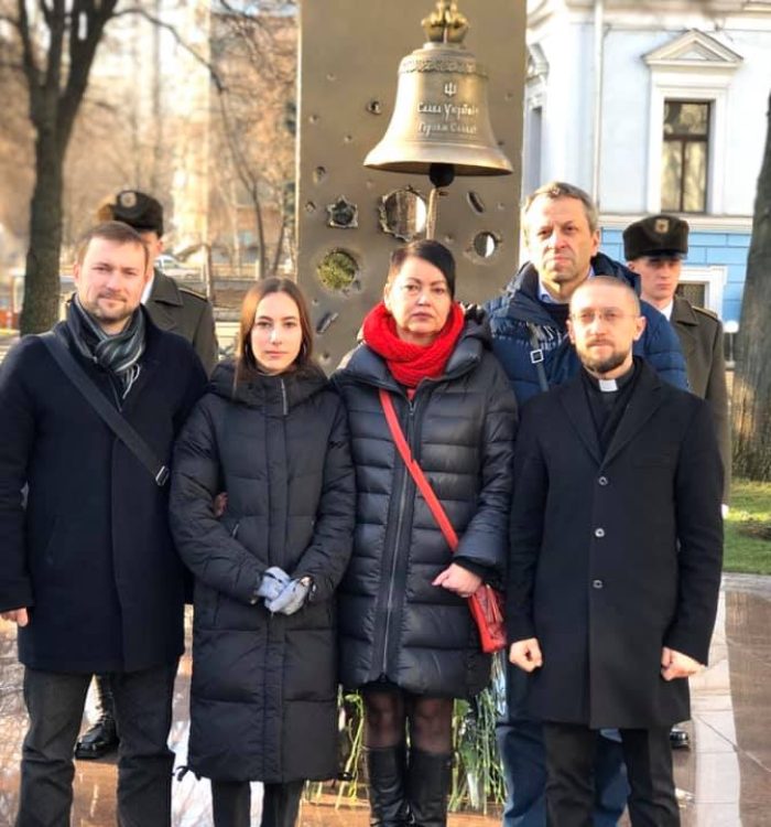 Працівники Департаменту військового капеланства вшанували пам’ять Героя України Олександра Єрощенка