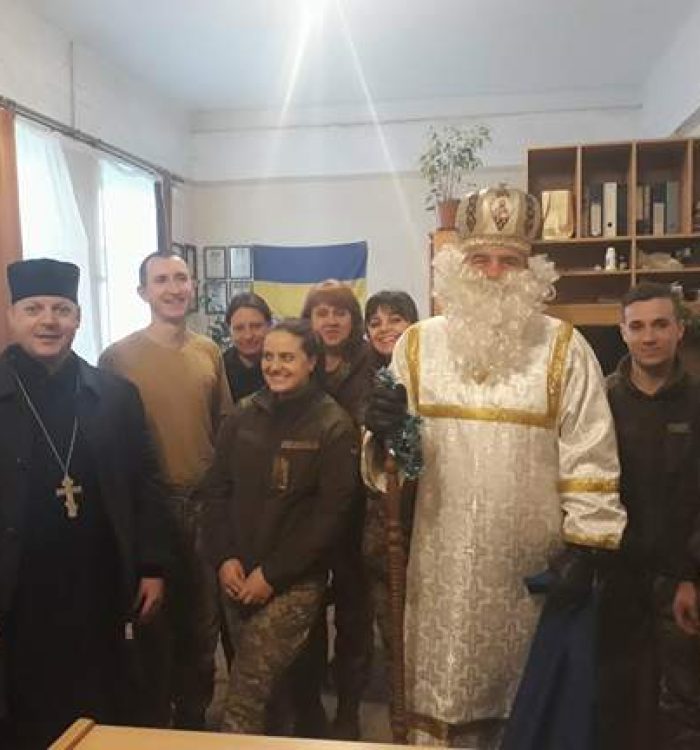 Військові Одеси зустрілися зі святим Миколаєм
