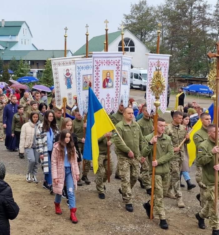 У Джублику пройшло перше військове паломництво на теренах Закарпаття