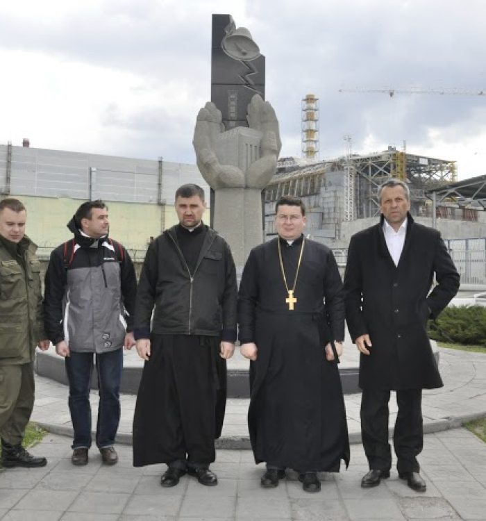Капелани та військові провели поминальну молитву на Чорнобильській АЕС