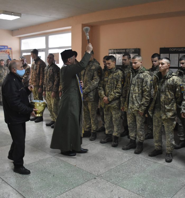На Одещині капелан з військовими відзначив свято Архистратига Михаїла та День Гідності та Свободи
