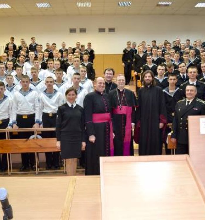 Апостольський Нунцій завітав до Інституту Військово-Морських Сил НУ “ОМА”