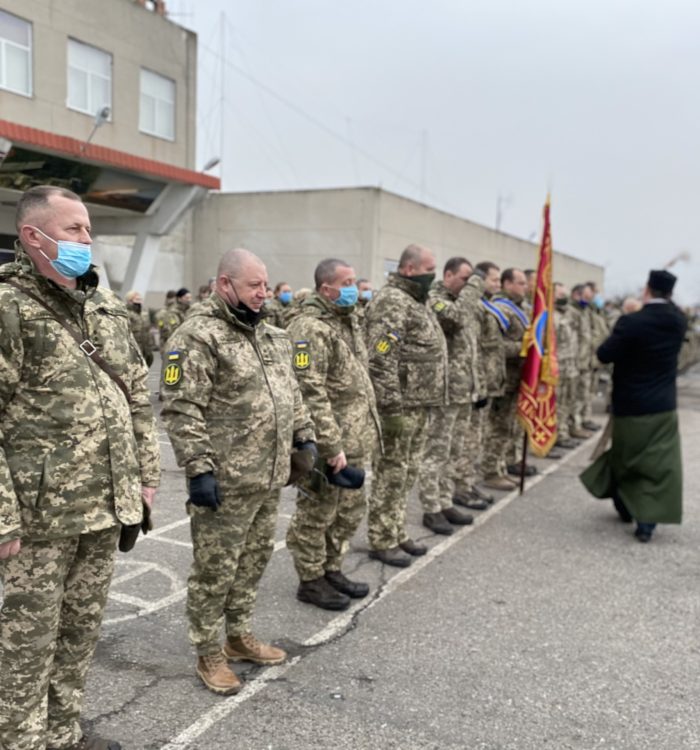 На Одещині капелан благословив воїнів з нагоди початку нового навчального року