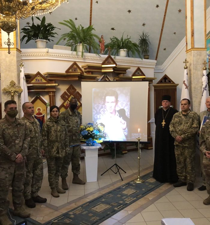 У Яворові військовий капелан провів вечір пам’яті полеглого Героя