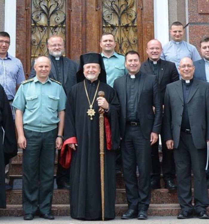 Військовий єпископ та капелани Львова прийняли делегацію капеланської служби Канади