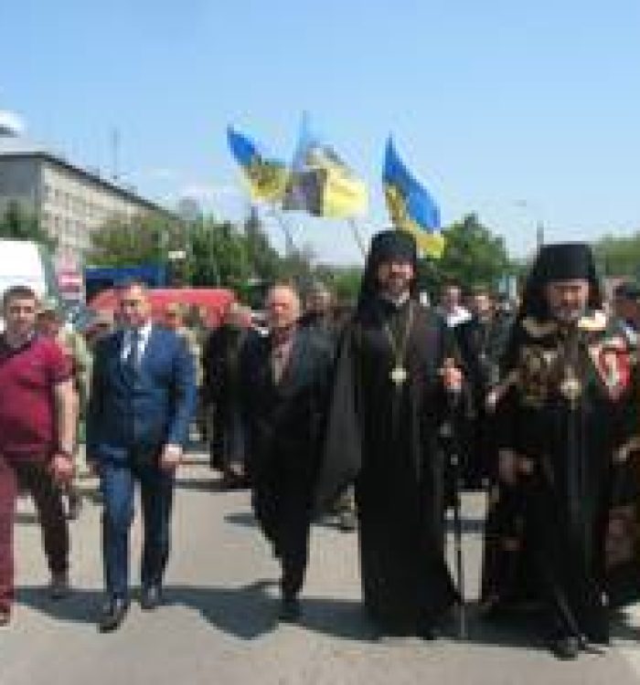 Військові капелани Прикарпаття взяли участь у заходах до Дня героїв