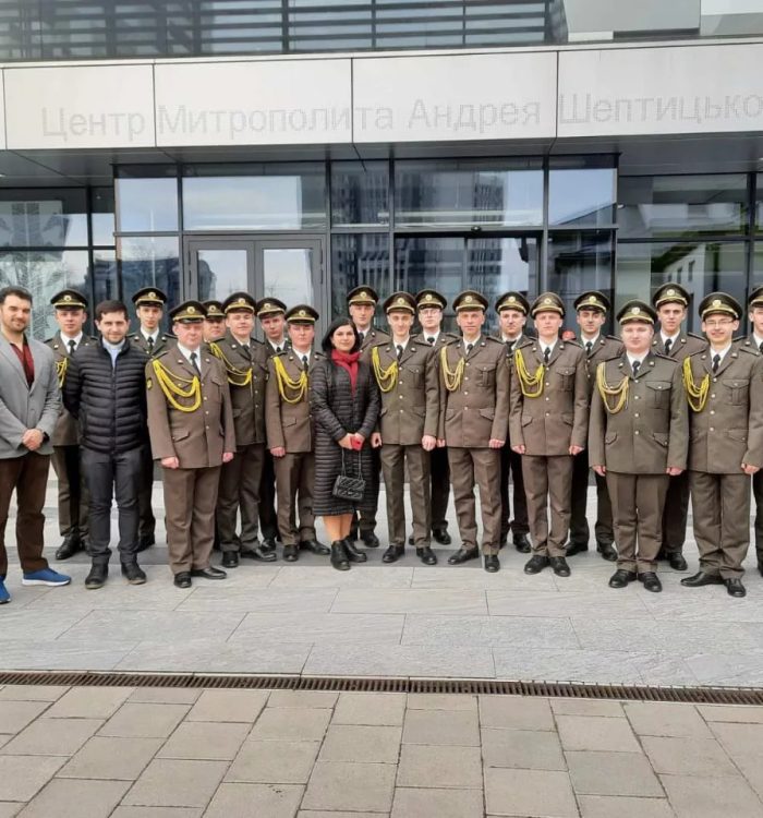 Військовий оркестр 184-го Навчального центру Національної академії сухопутних військ виступив в УКУ