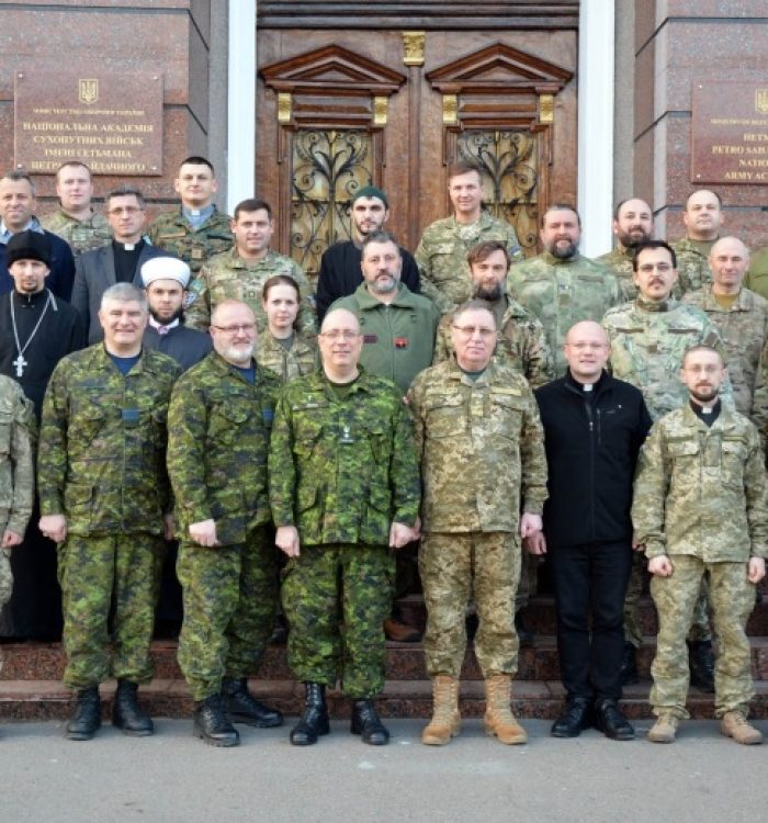 Відеосюжет про навчальні курси для військових капеланів