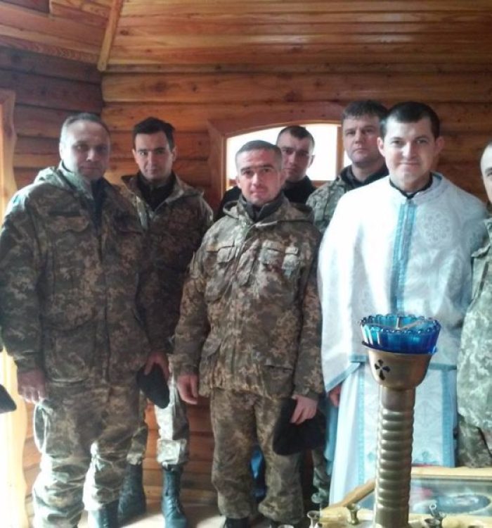 Спільна молитва із солдатами військової частини Львівщини