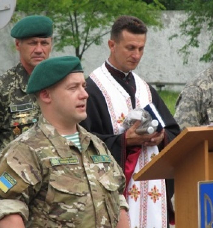Військовий капелан УГКЦ благословив молодих прикордонників