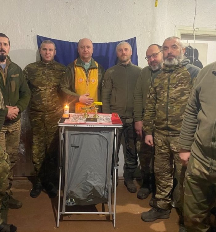 Капелан Нацгвардії відвідав бійців на передовій