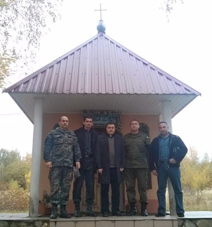 Військові капелани здійснили візит на полігон Нацгвардії, що на Франківщині