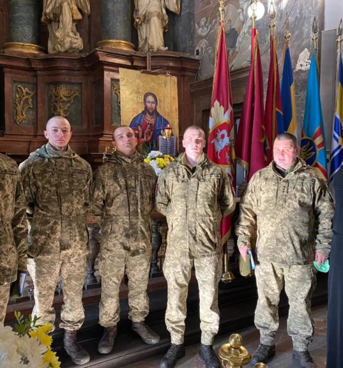 Строковики Військової служби правопорядку відвідали Львівську гарнізонну святиню