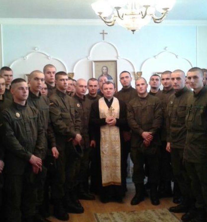 Першу Божественну Літургію молилися у військовій частині НГУ