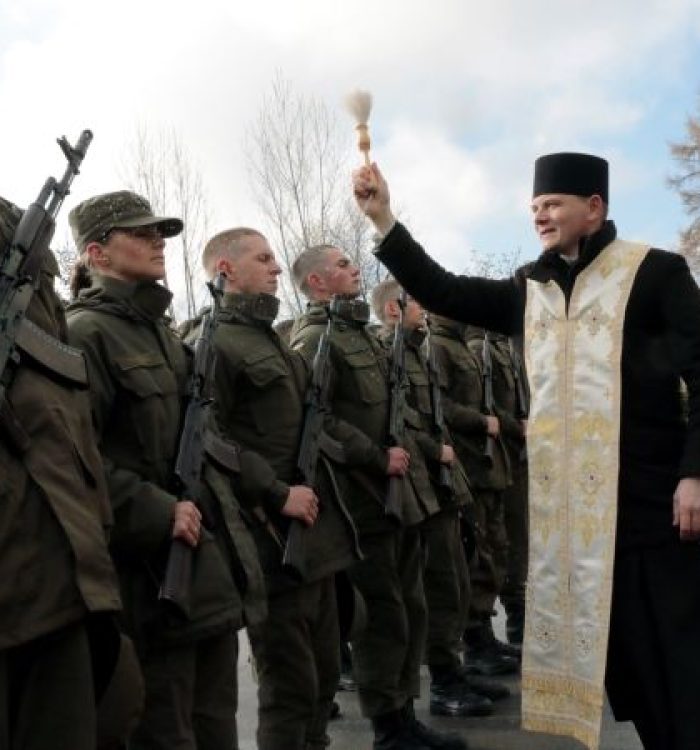 Капелан благословив нацгвардійців