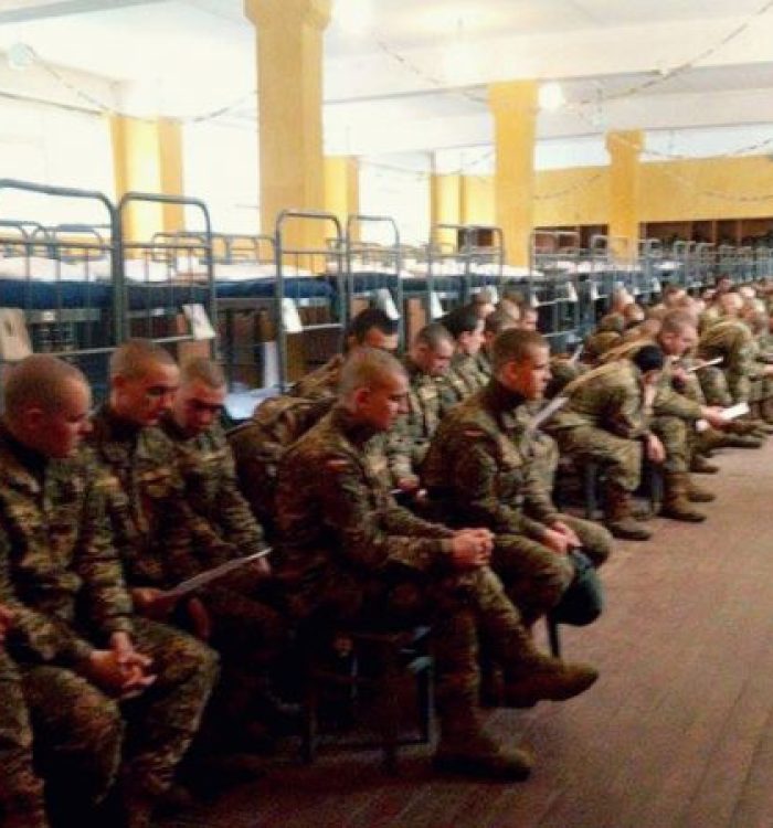 Різдво Христове на полігоні – молитва та коляда