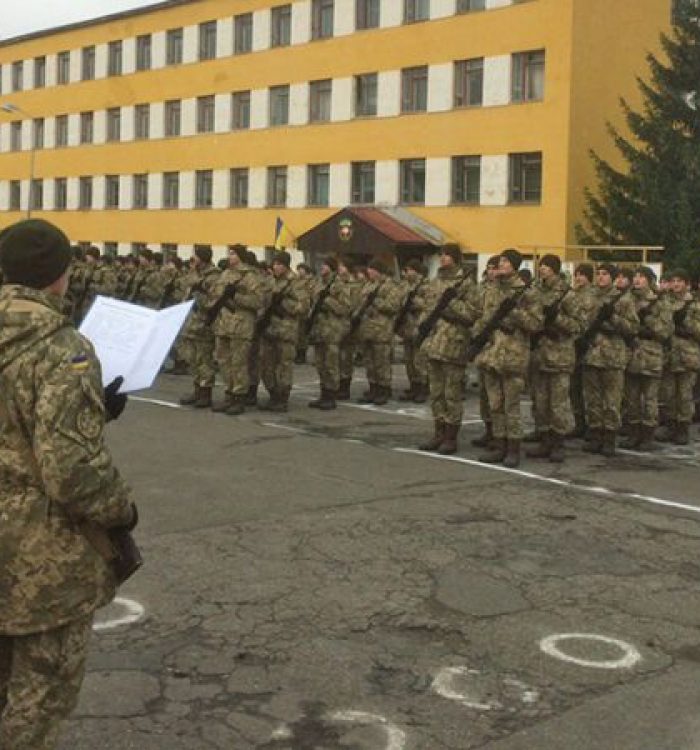 У 184-му Навчальному центрі юнаки склали присягу на вірність українському народові