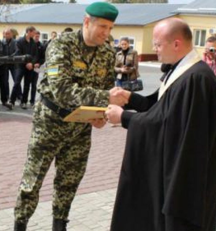Голову Центру військового капеланства нагороджено відзнакою Державної прикордонної служби