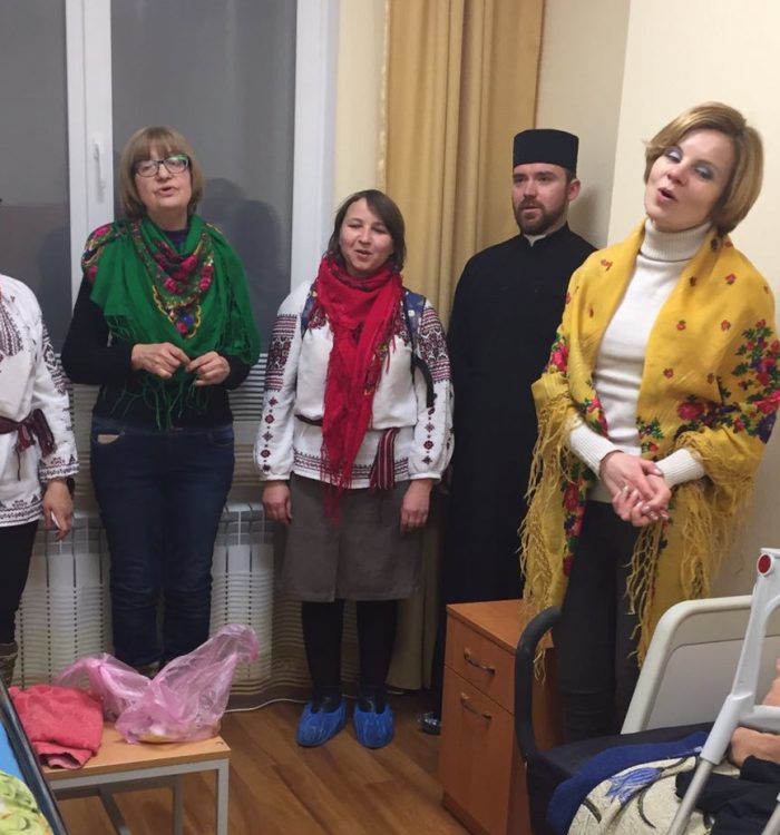 Коляда в Ірпінському військовому шпиталі