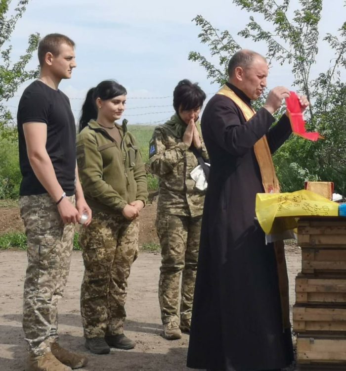 Військовий капелан УГКЦ вчергове відвідав українських воїнів на сході України